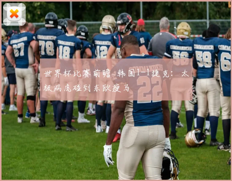 世界杯比赛前瞻_韩国1-1捷克：太极病虎碰到东欧瘦马